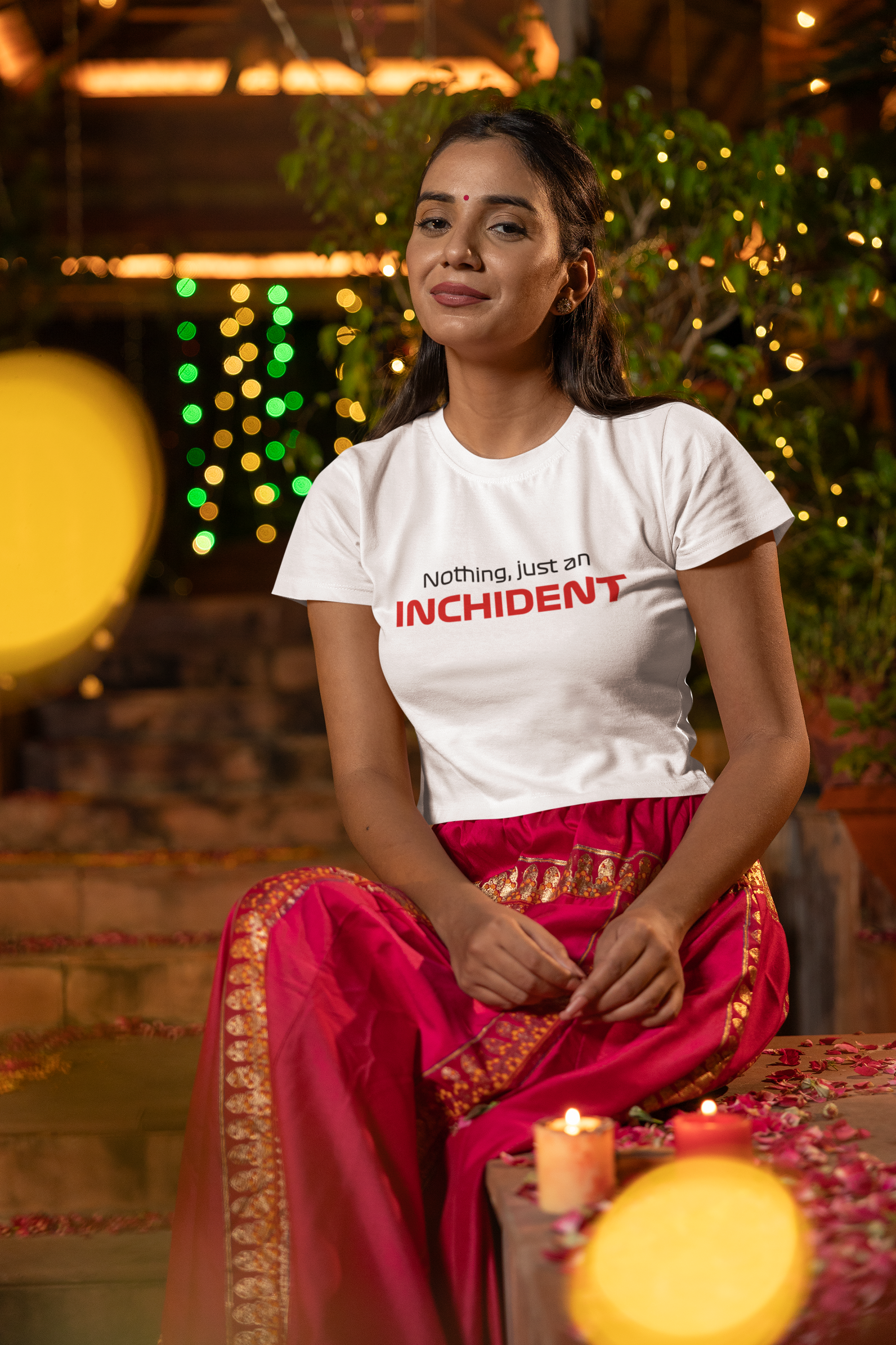 Formula 1 Just An Inchident Crop Top