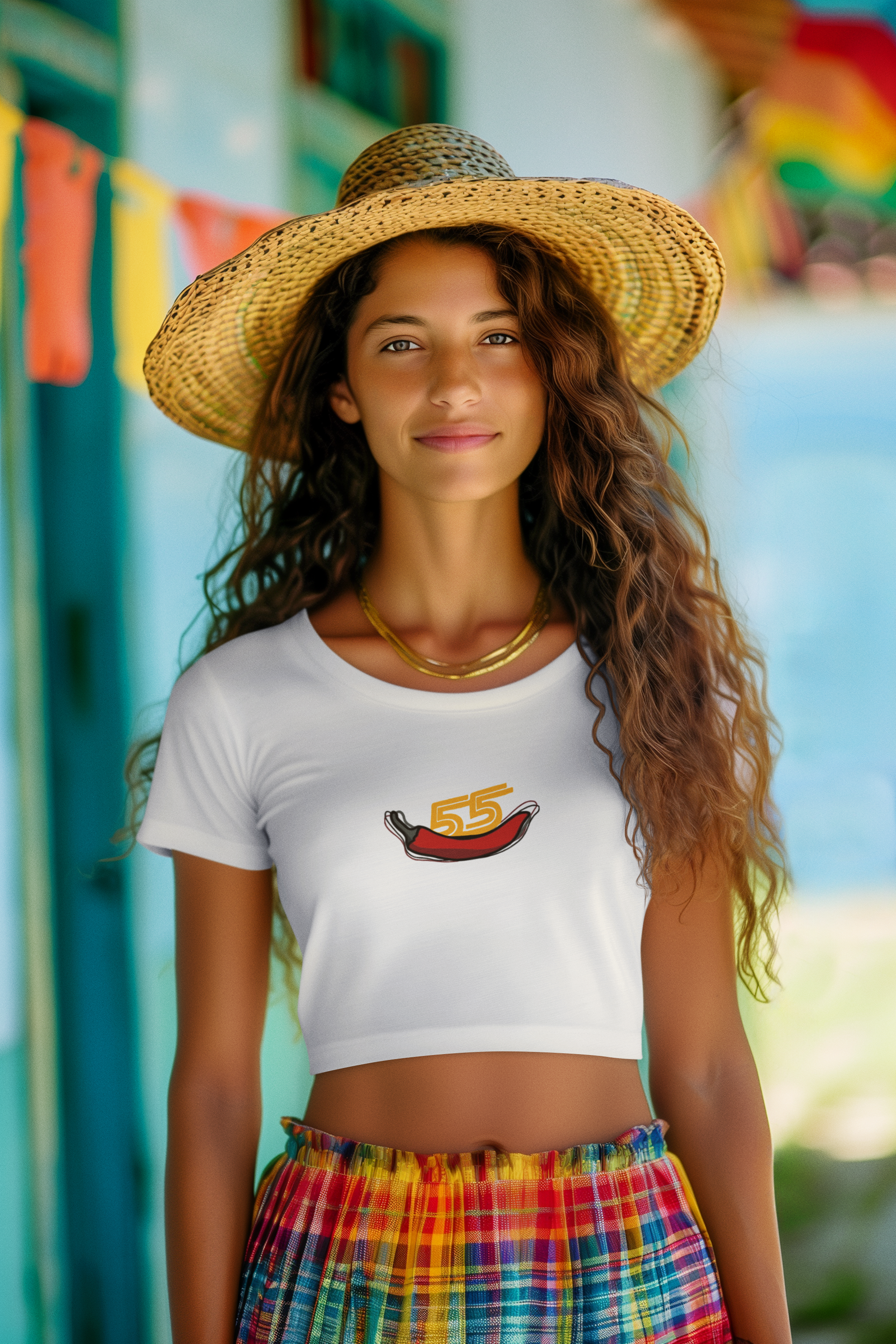 Formula 1 Chilli Crop Top