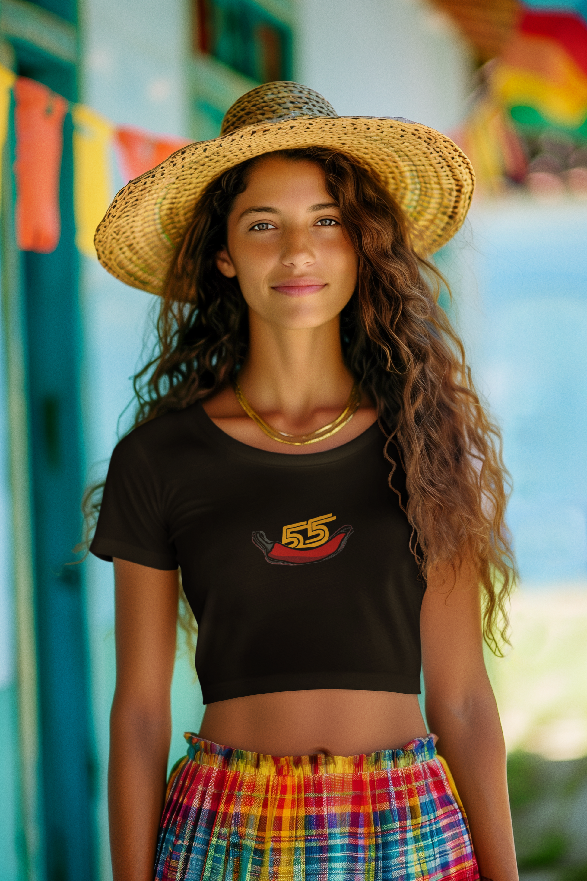 Formula 1 Chilli Crop Top