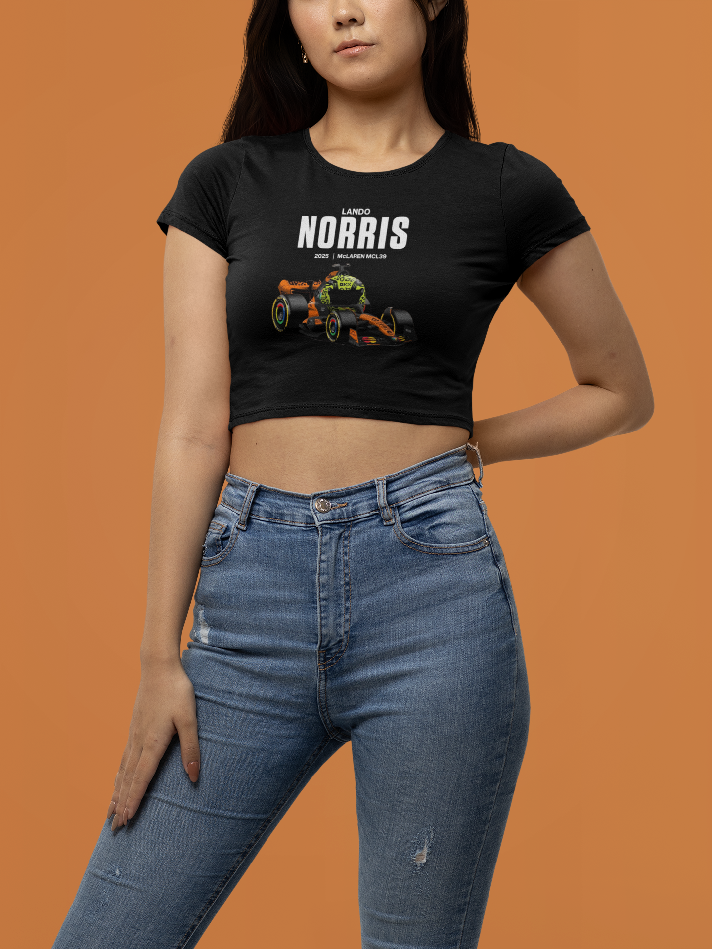 Formula 1 Lando Norris Car Crop Top