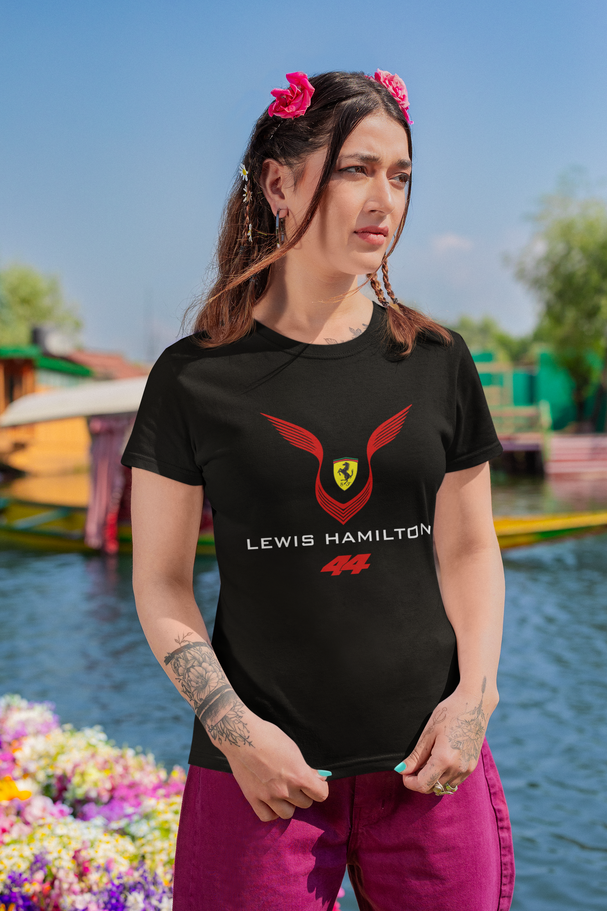 Formula 1 Lewis Hamilton Ferrari T-Shirt