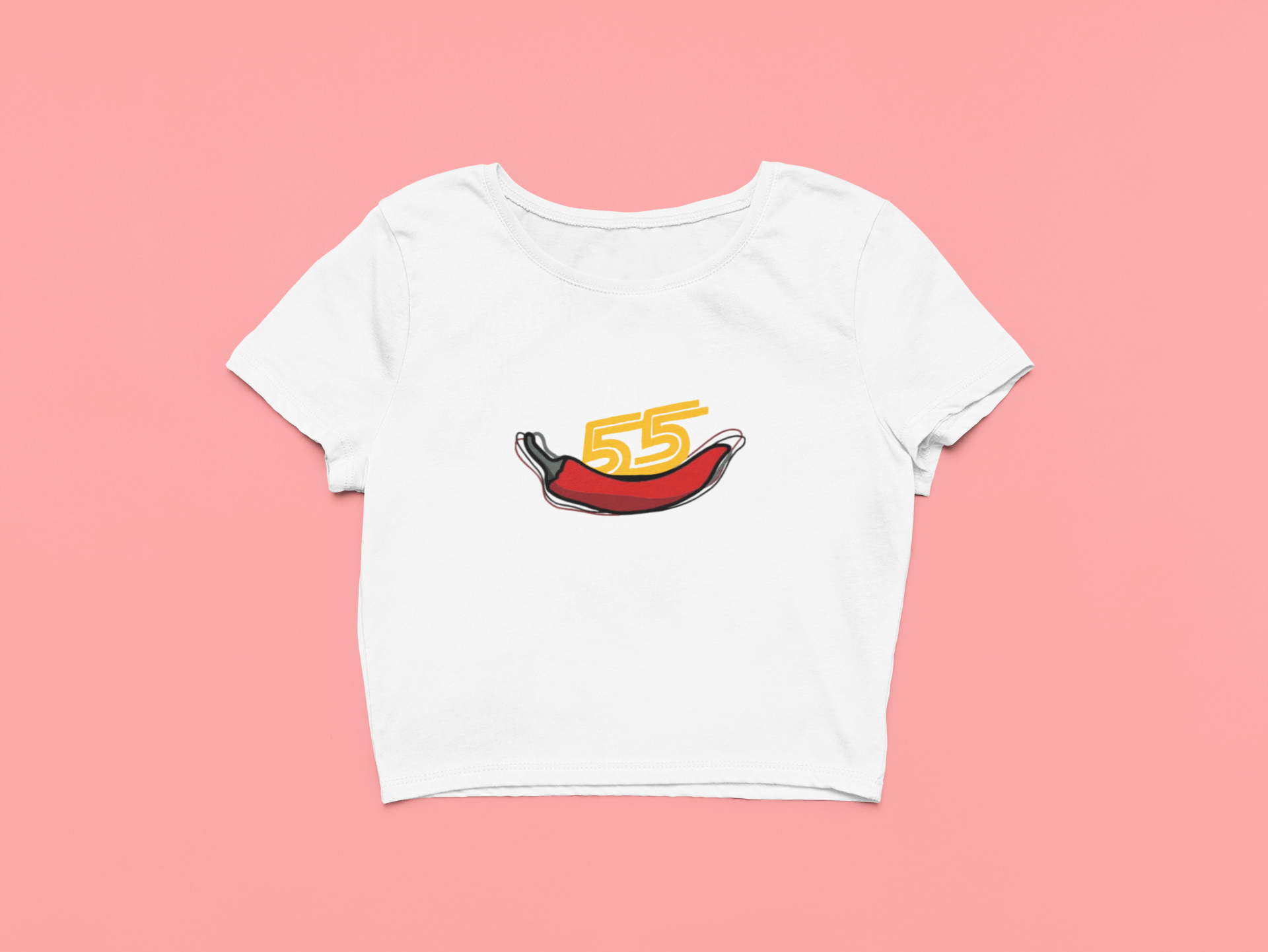 Formula 1 Chilli Crop Top