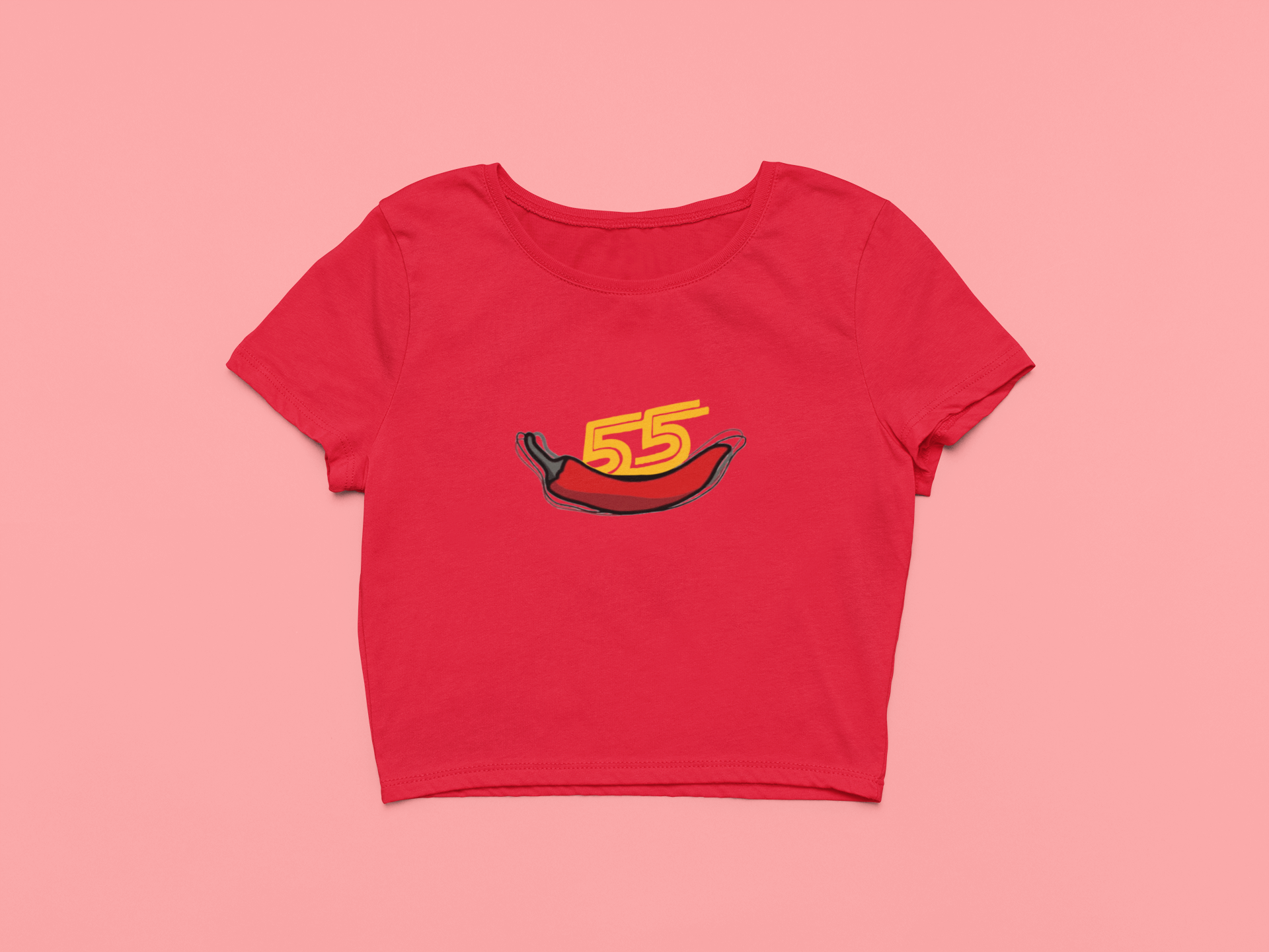 Formula 1 Chilli Crop Top