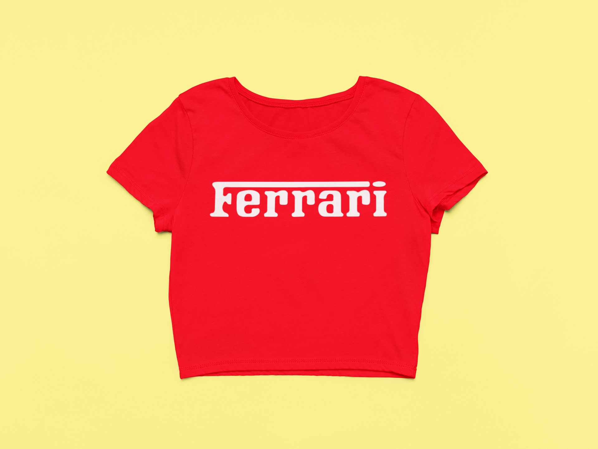 Formula 1 Ferrari Crop Top