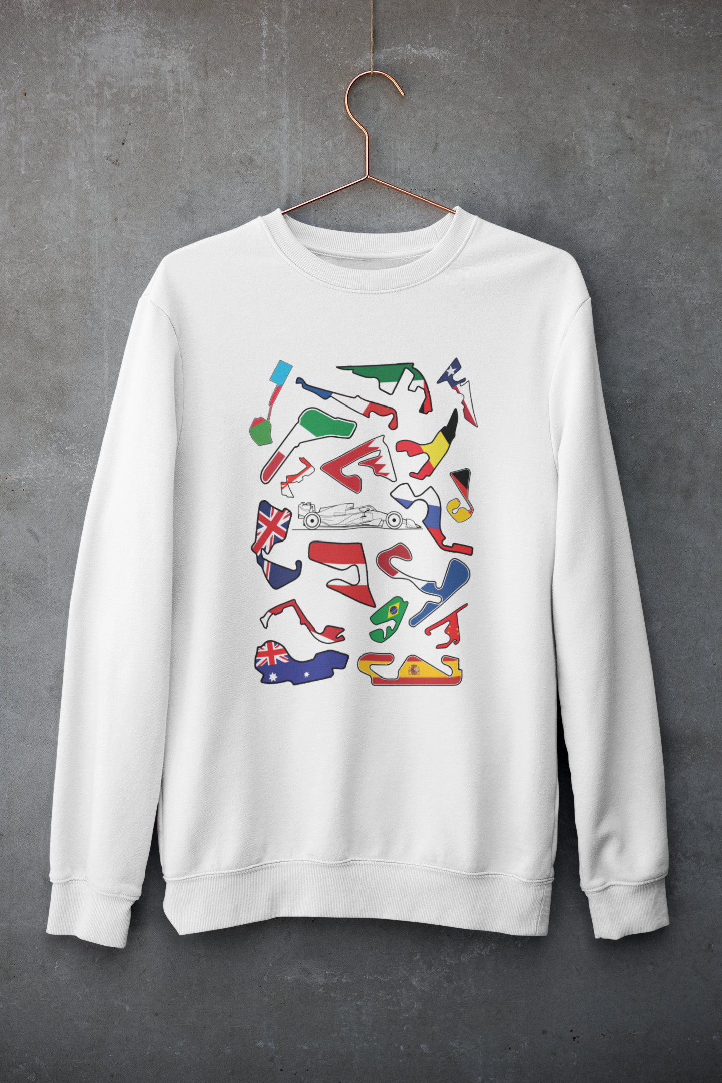 F1 Sweatshirt Track Layouts - boxbox