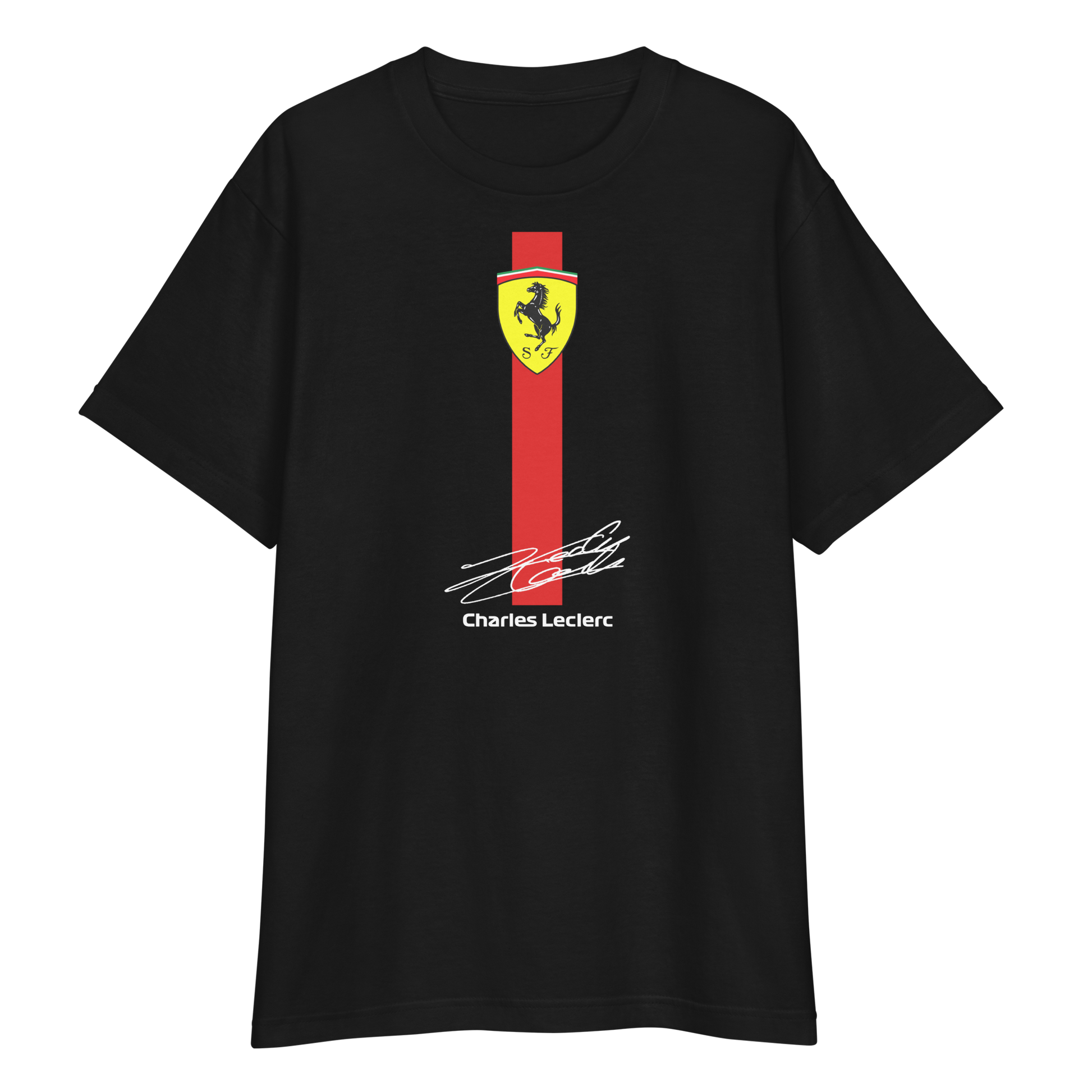 boxbox Oversized T-shirt Ferrari Charles Leclerc - boxbox