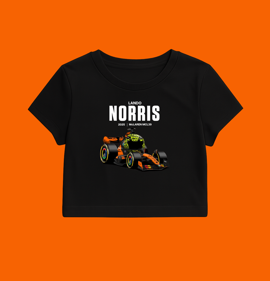 Formula 1 Lando Norris Car Crop Top