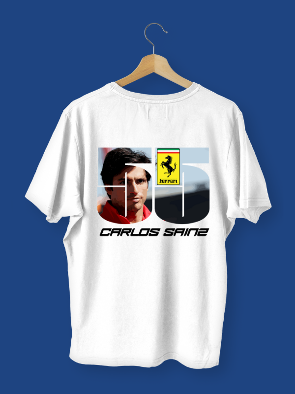 Carlos Sainz 55 Formula 1 Oversized T-shirt