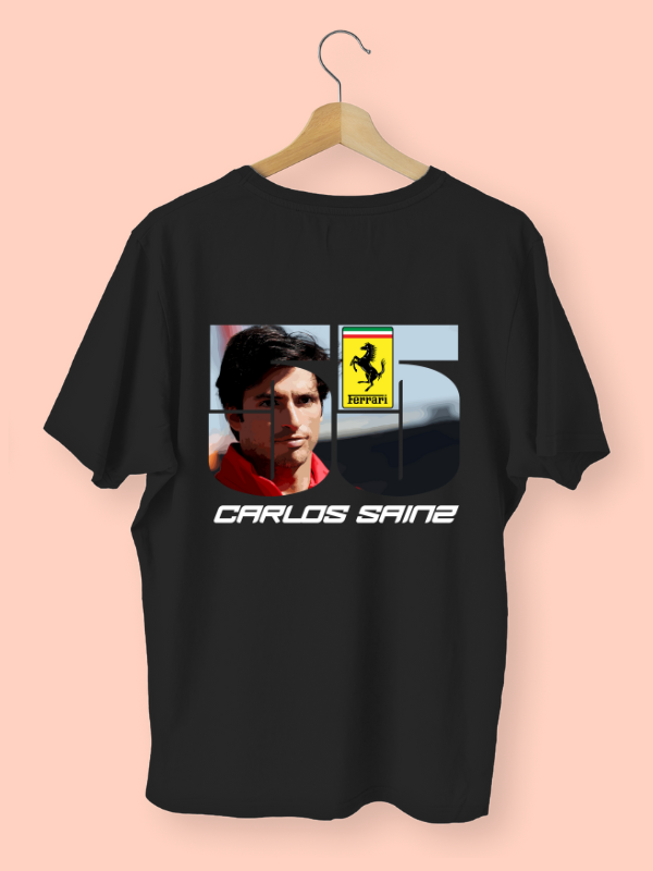Carlos Sainz 55 Formula 1 Oversized T-shirt