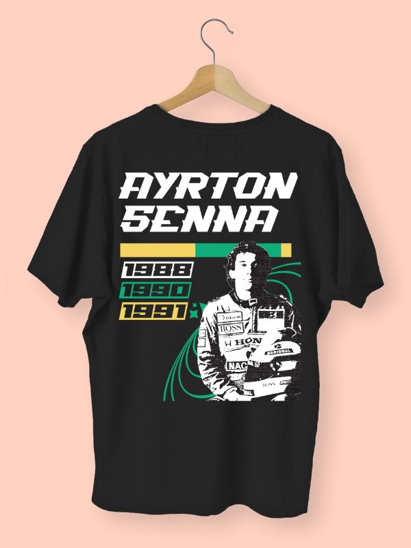 boxbox Oversized T-shirt Ayrton Senna