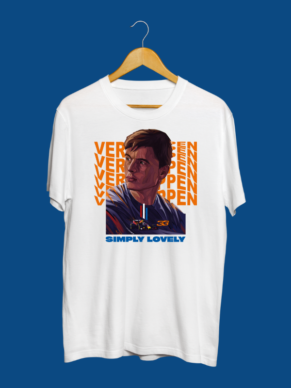 Formula 1 Max Verstappen Simply Lovely T-Shirt - boxbox