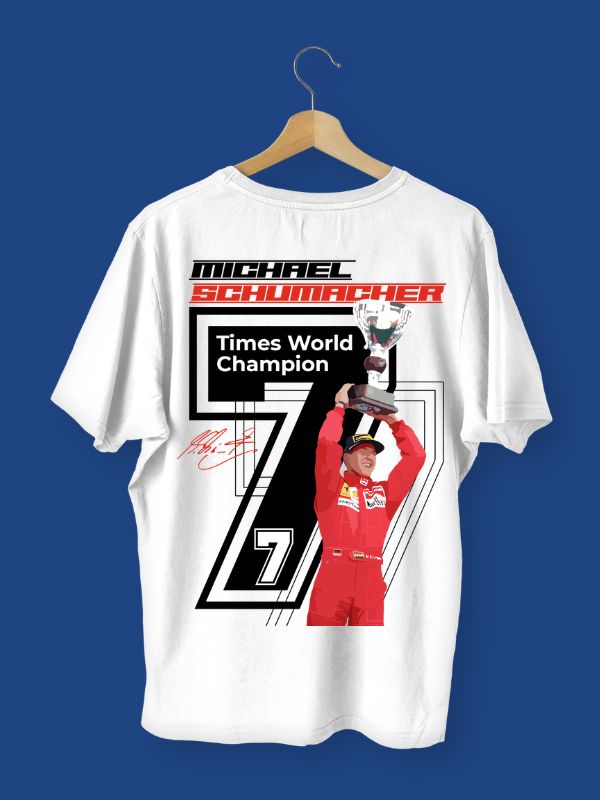 Michael Schumacher Formula 1 Oversized T-shirt