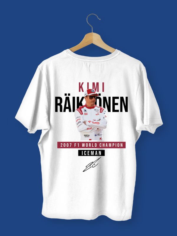 Kimi Räikkönen Formula 1 Oversized T-shirt
