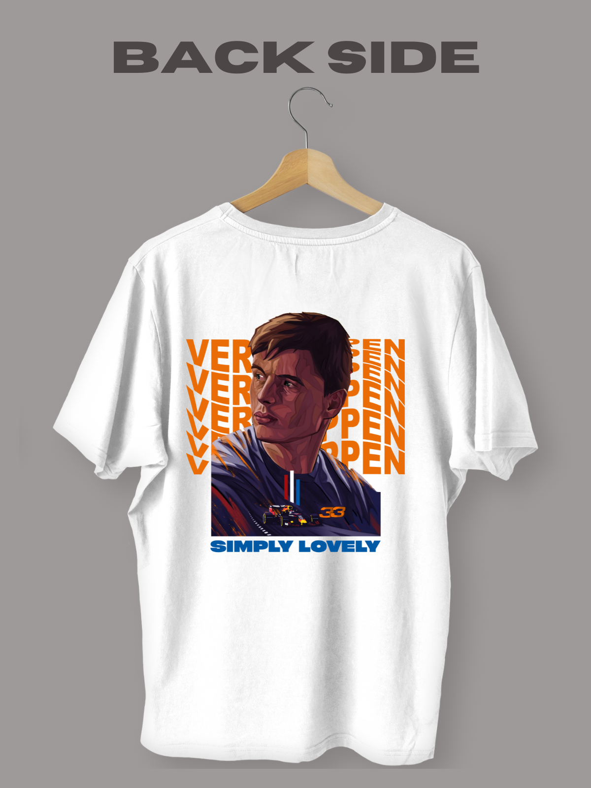 boxbox Oversized T-shirt Verstappen Simply Lovely - boxbox