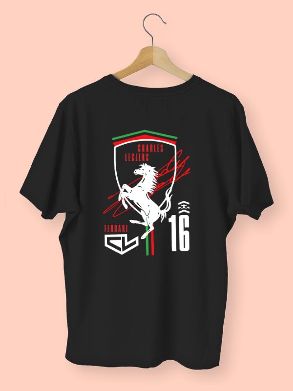 boxbox Oversized T-shirt Charles Leclerc CL