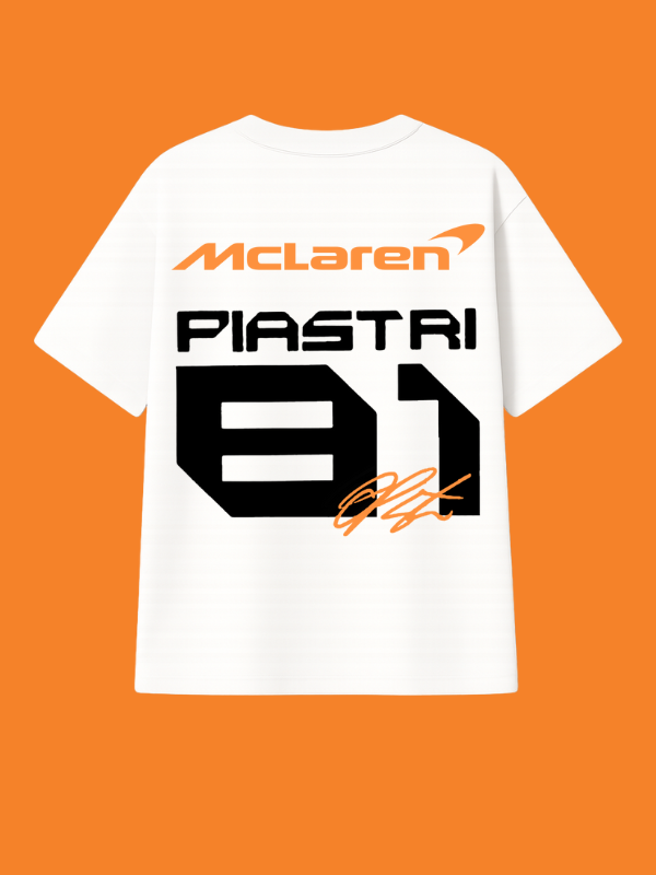 Piastri 81 McLaren Oversized  Formula 1 T-shirt