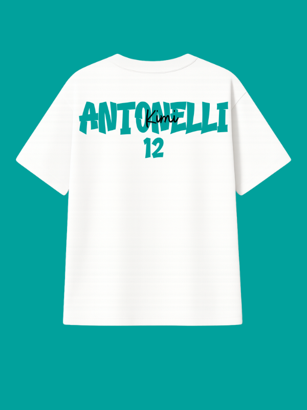 Kimi Antonelli 12 Formula 1 Oversized T-shirt