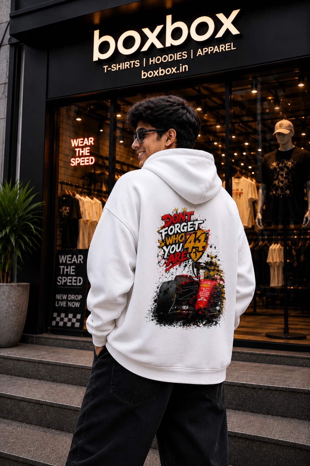 Formula 1 L Hamilton Don't Forget who are you 44 Hoodie Back