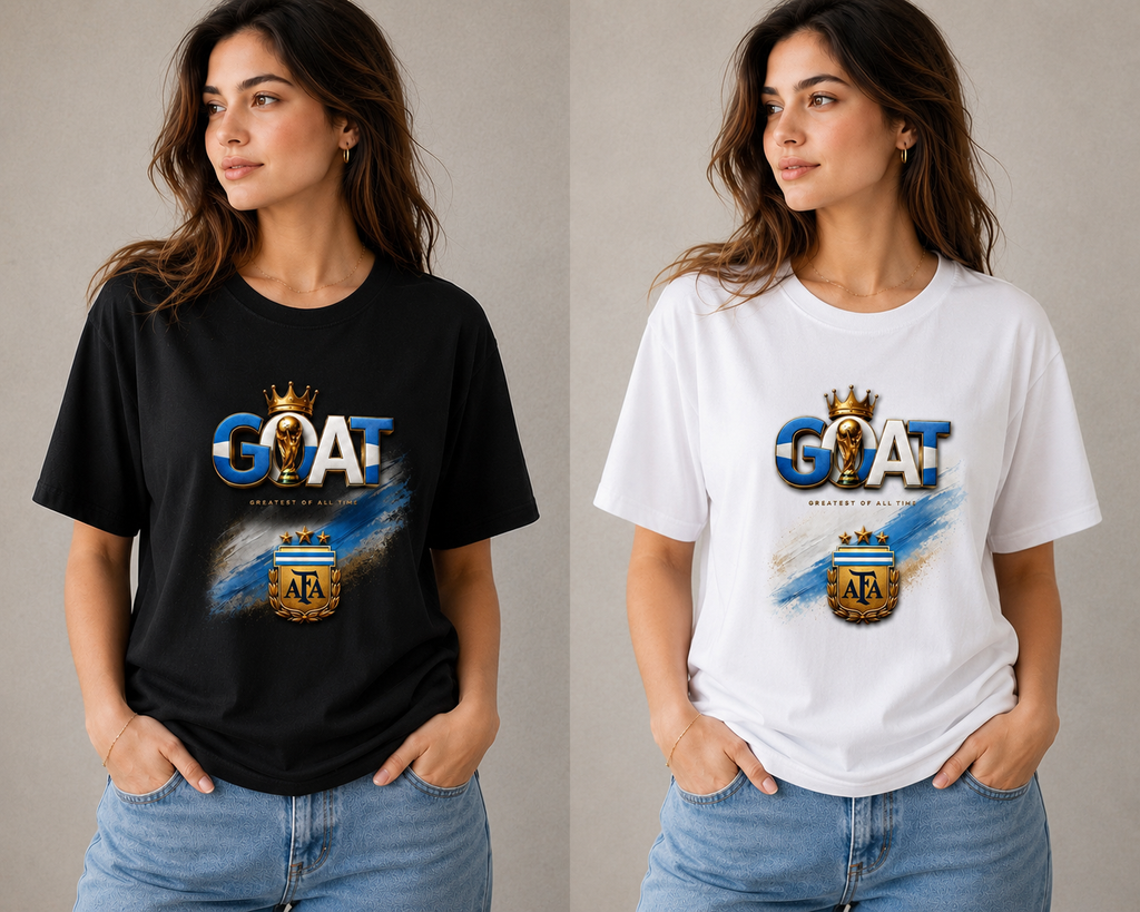 GOAT Lionel Messi World cup Tshirt