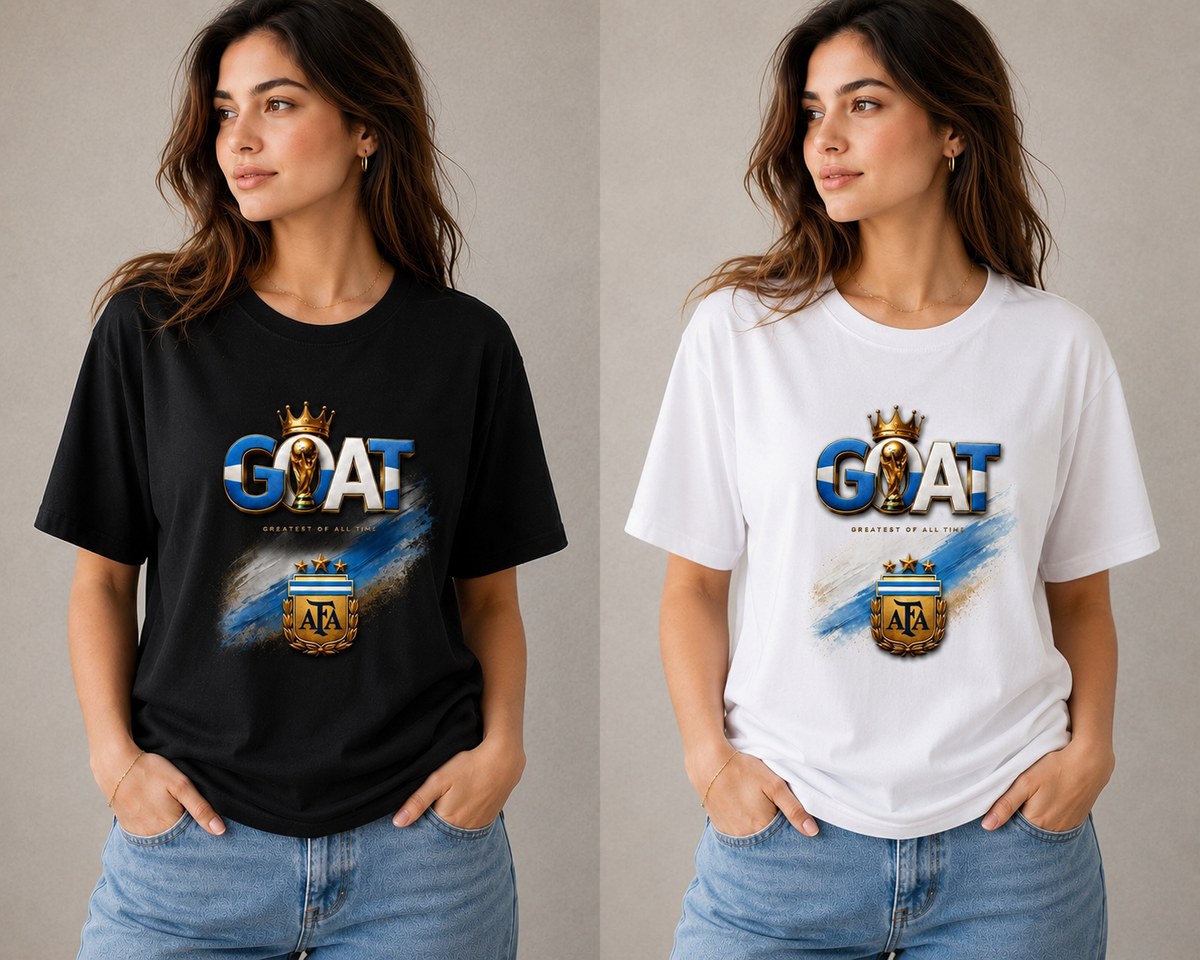 GOAT Lionel Messi World cup Tshirt