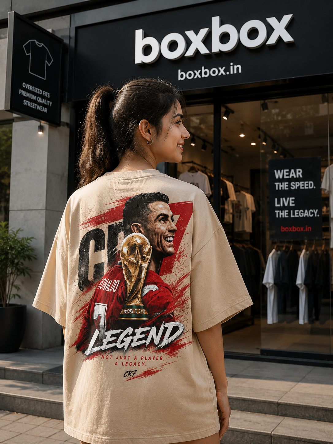 Cristiano Ronaldo Oversized Tshirt