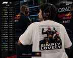 M Verstappen car Formula 1 Oversized T-shirt