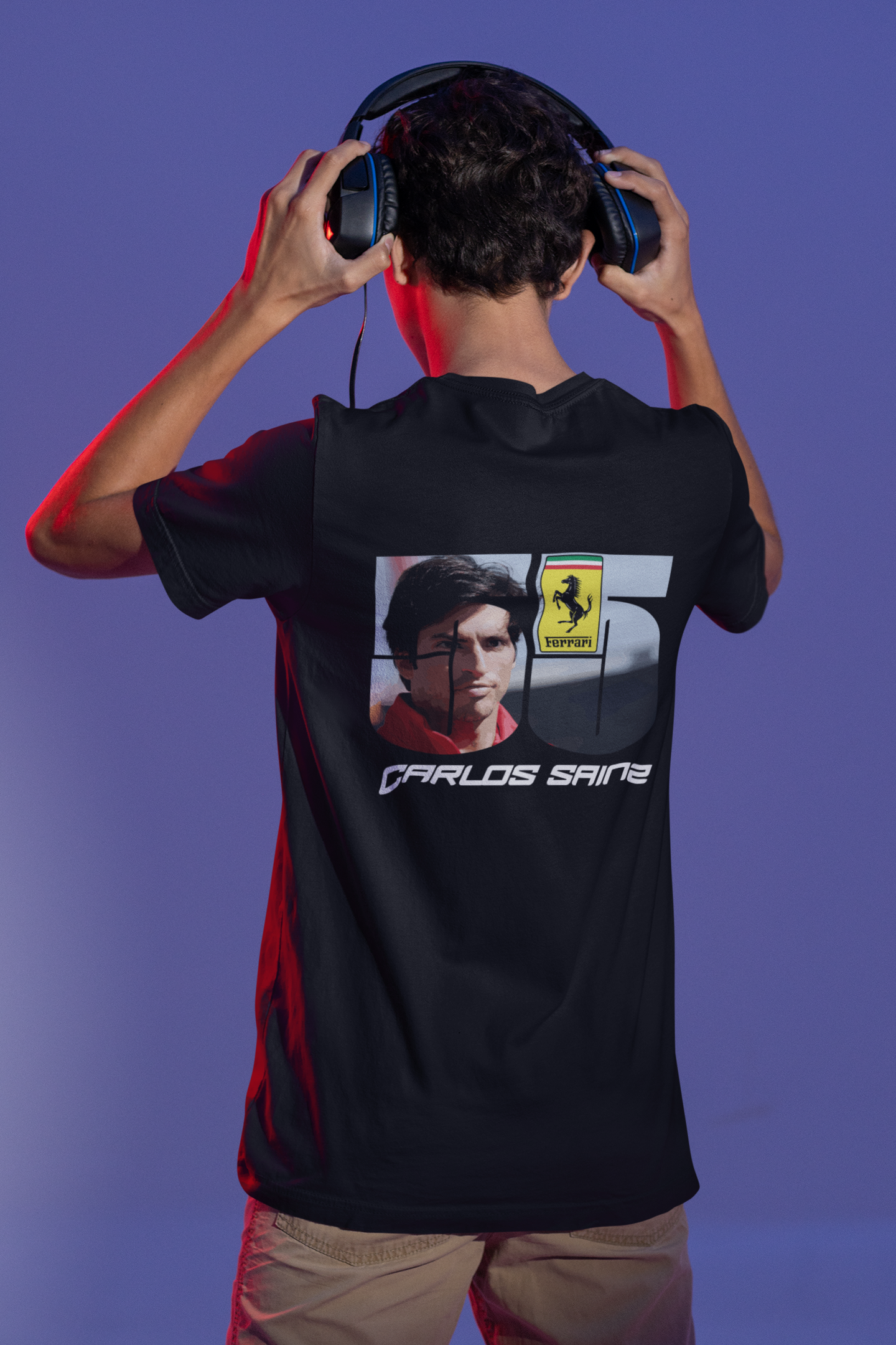 boxbox Oversized T-shirt Carlos Sainz 55