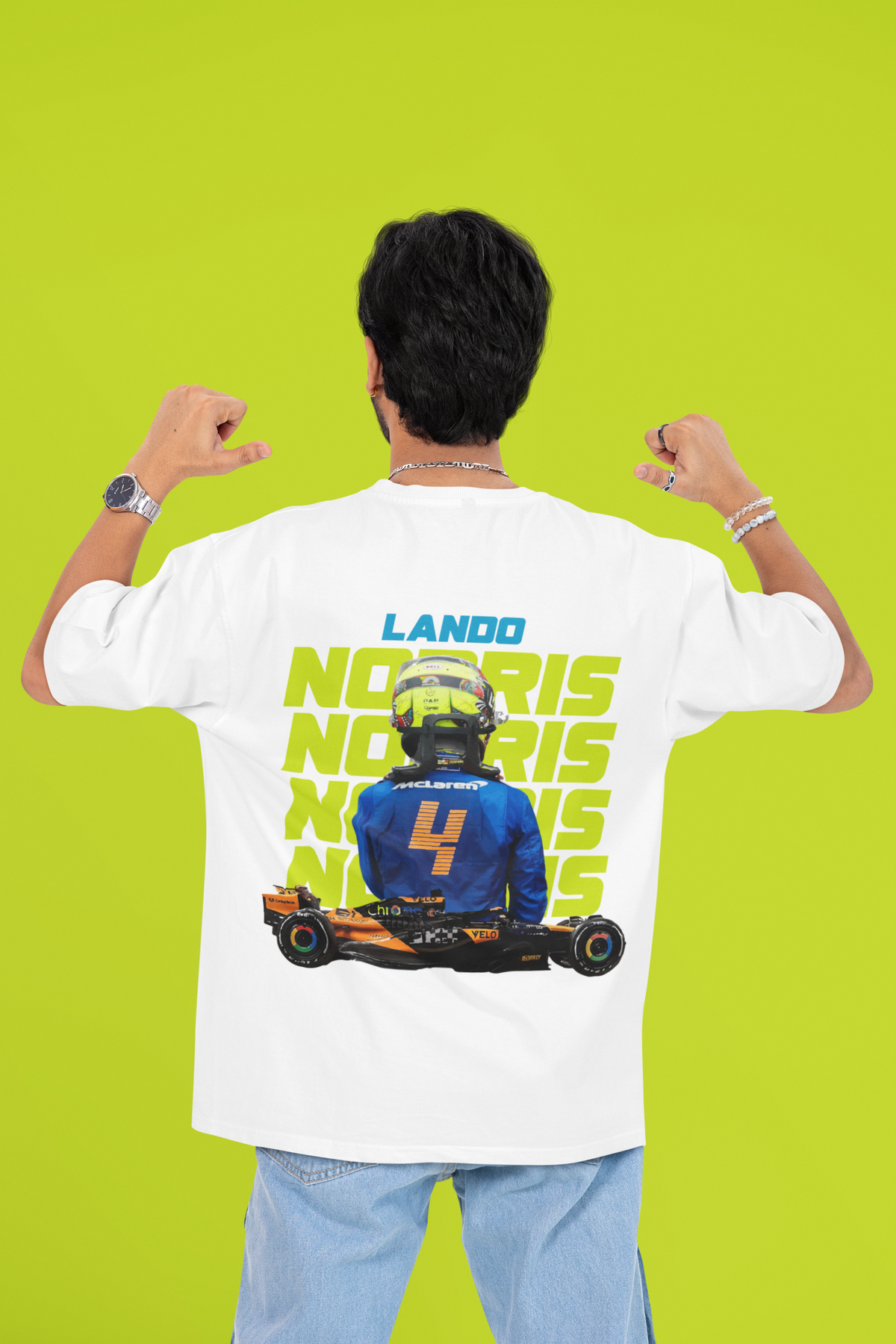 Lando Norris Formula 1 Oversized T-shirt