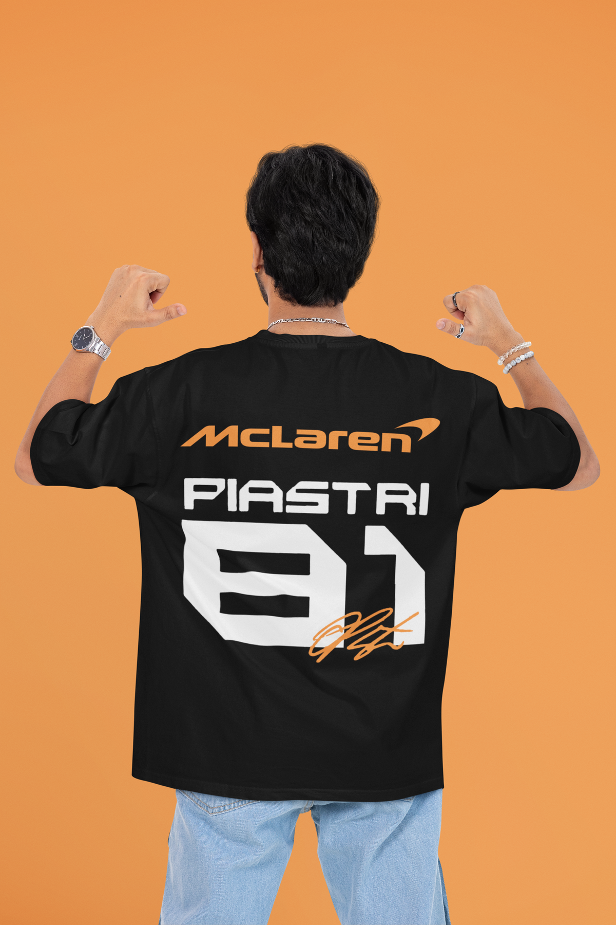 Piastri 81 McLaren Oversized  Formula 1 T-shirt