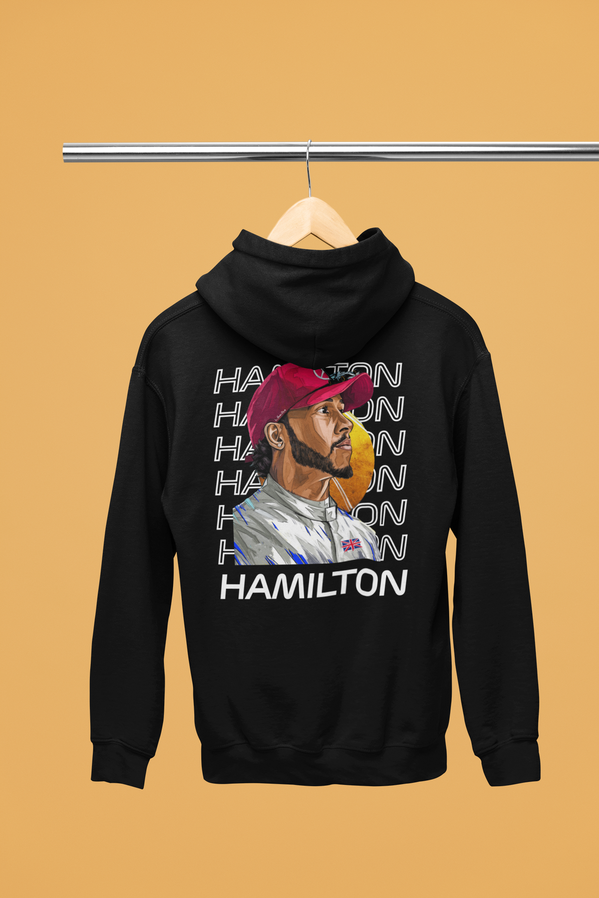 Formula 1 Lewis Hamilton Sketch Hoodie - boxbox