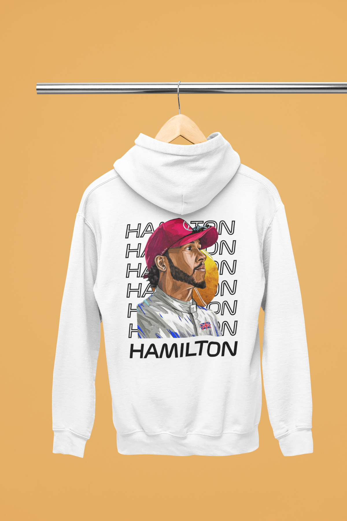 Formula 1 Lewis Hamilton Sketch Hoodie - boxbox