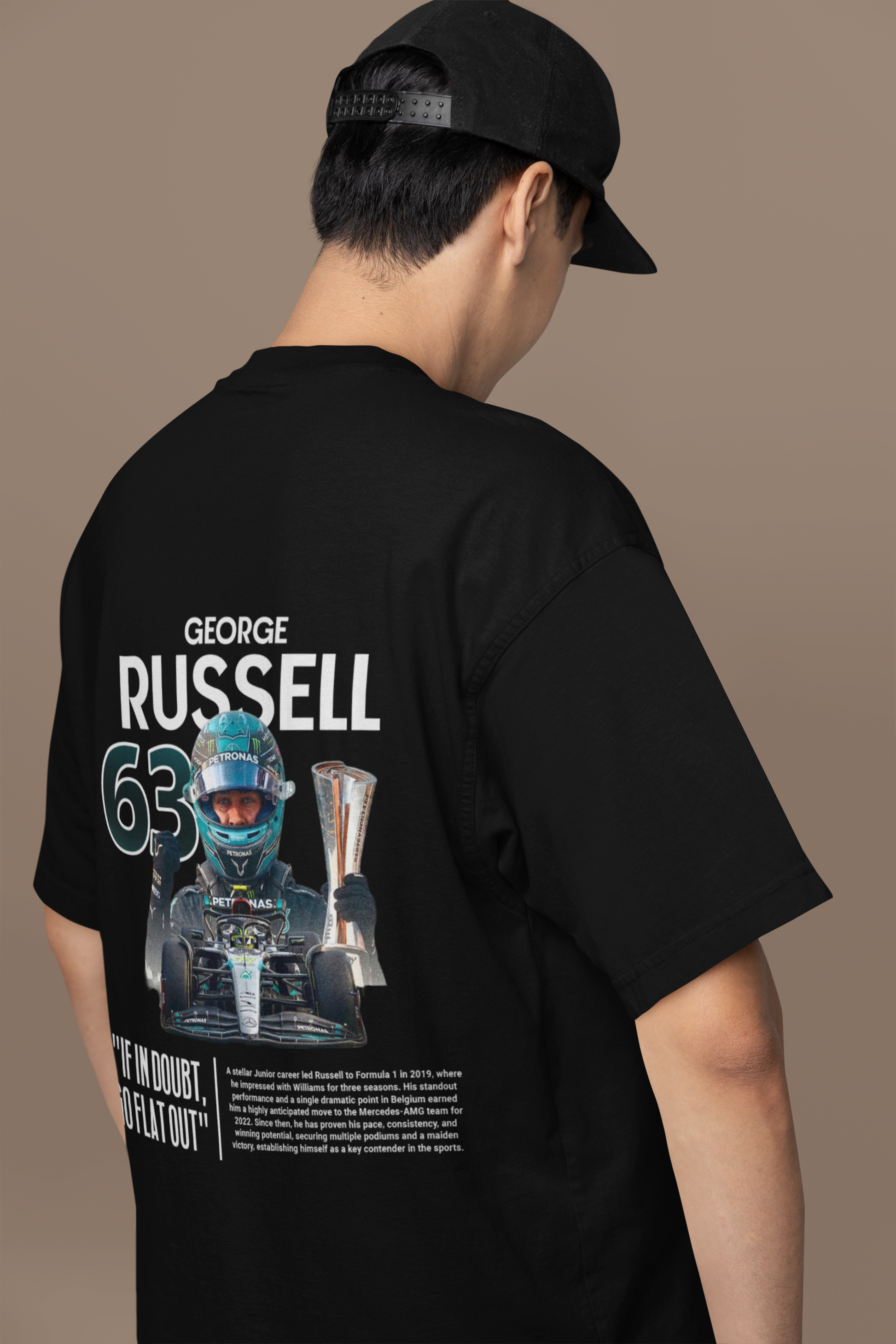 George Russell 63 Oversized  Formula 1 T-shirt