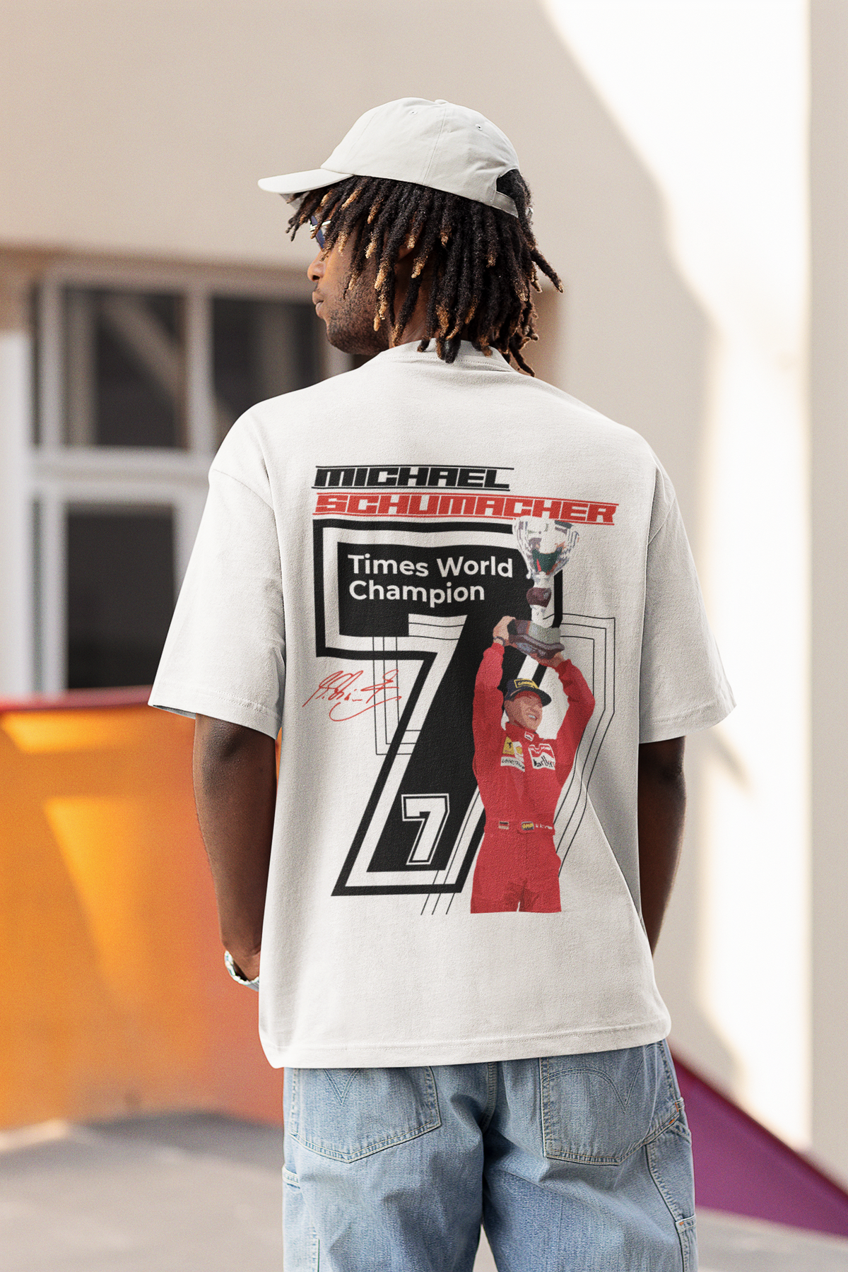 Michael Schumacher Formula 1 Oversized T-shirt