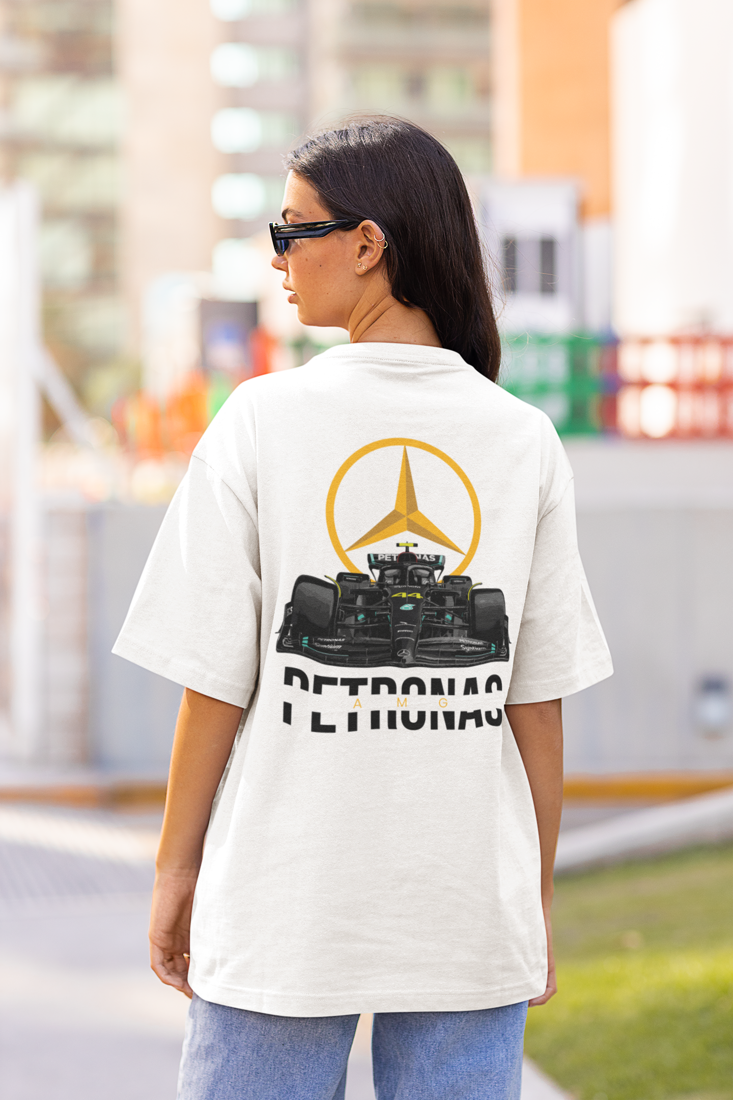 boxbox Oversized T-shirt Mercedes Petronas AMG