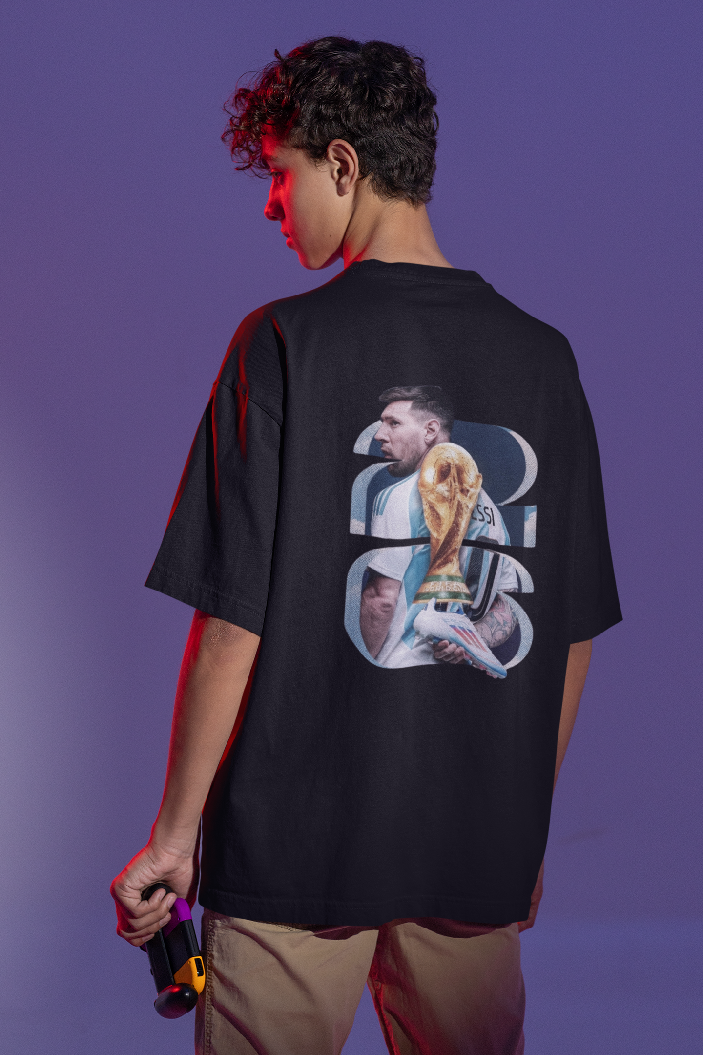 Lionel Messi World cup Oversized Tshirt