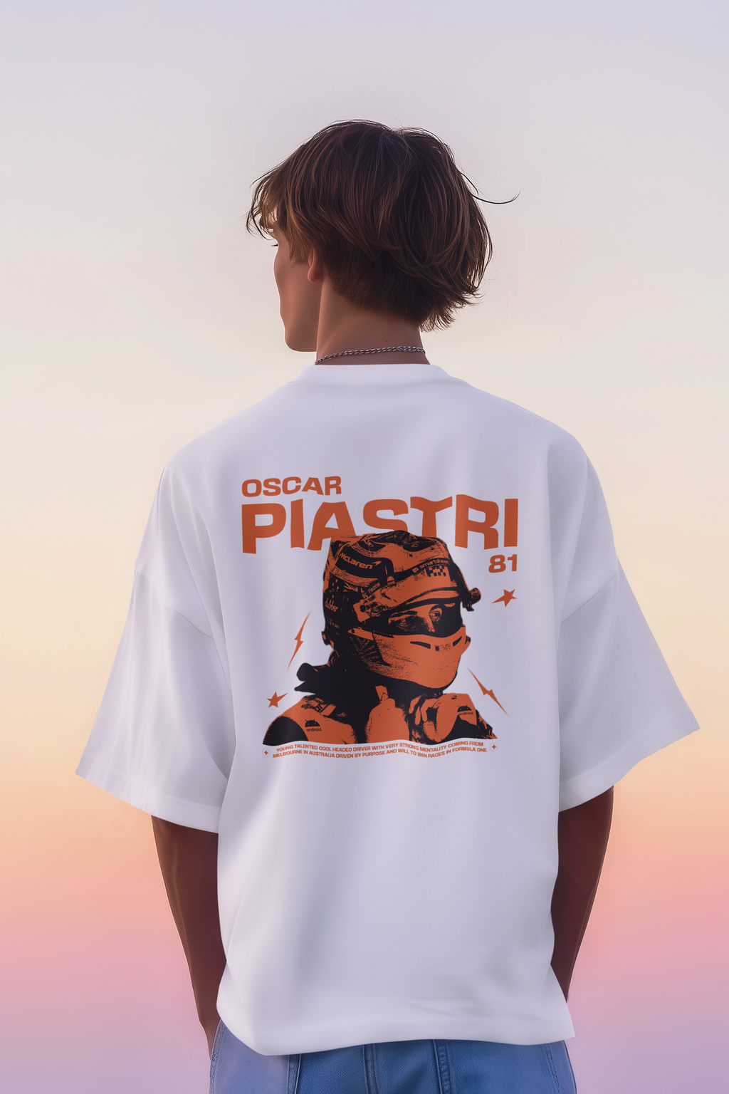 boxbox Oversized T-shirt Oscar Piastri
