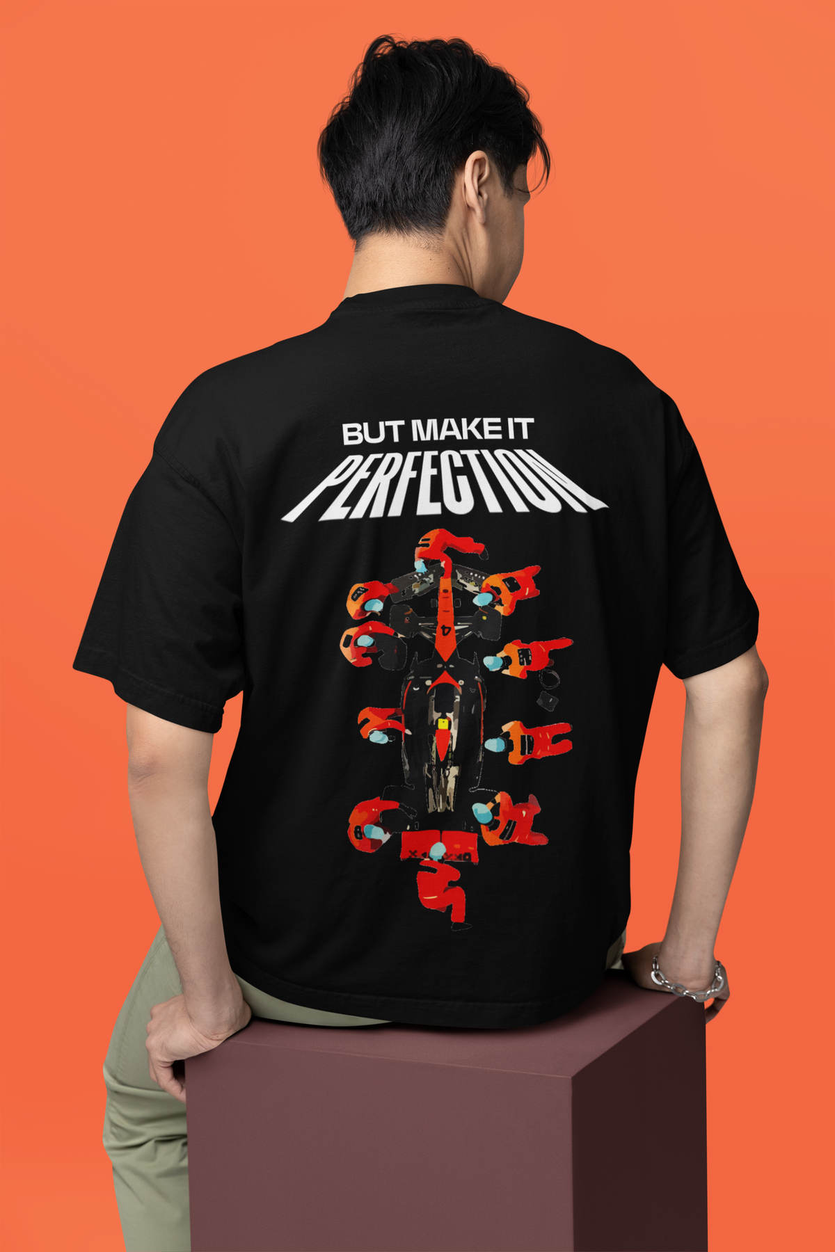 Mclaren Pitstop Formula 1 Oversized T-shirt