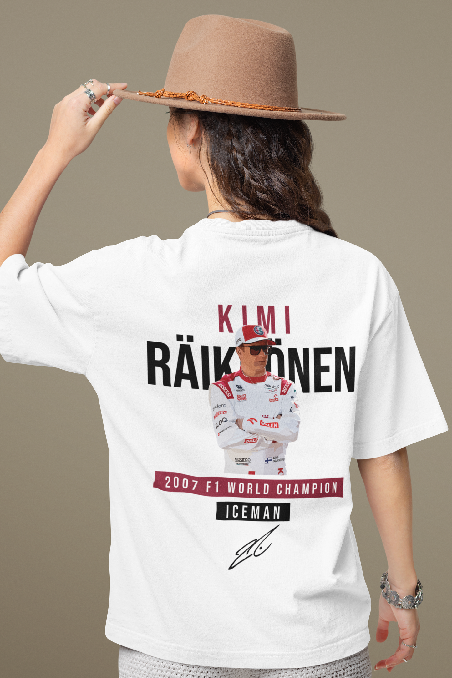 boxbox Oversized T-shirt Kimi Räikkönen