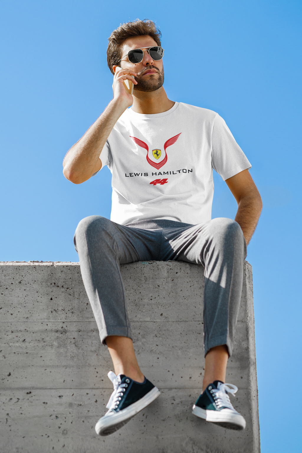 Formula 1 Lewis Hamilton Ferrari T-Shirt