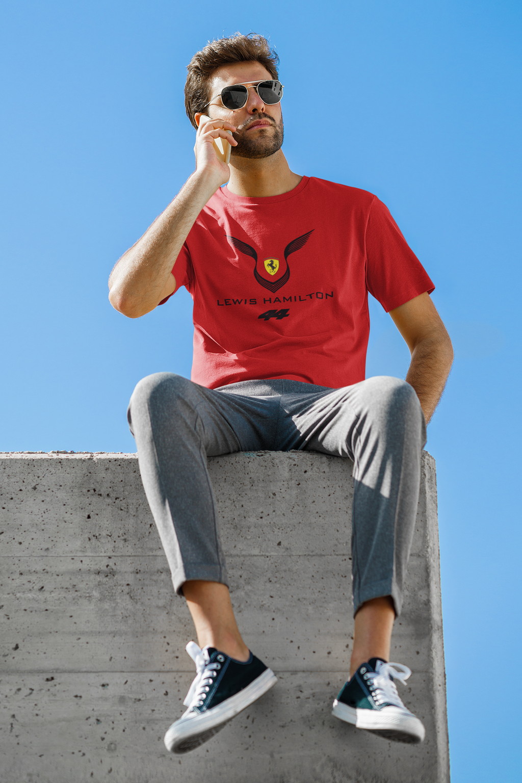 Formula 1 Lewis Hamilton Ferrari T-Shirt