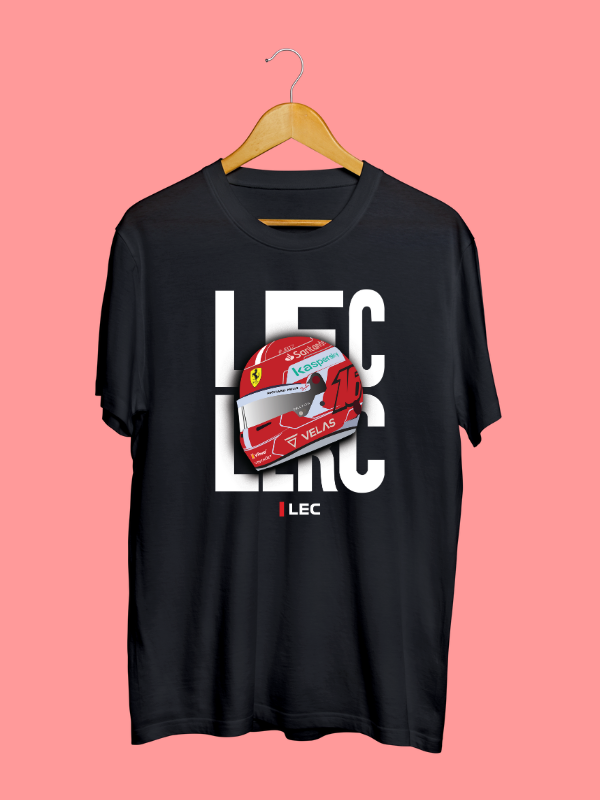 boxbox Oversized T-shirt Ferrari Charles Leclerc