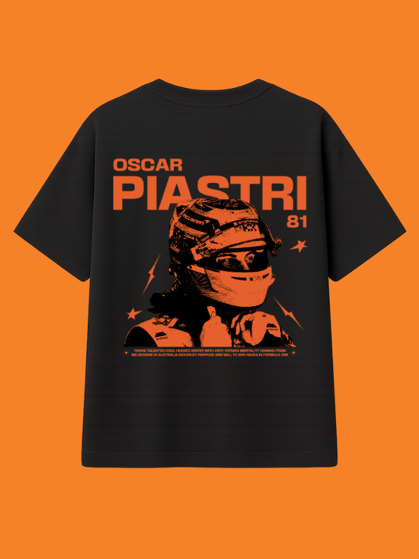 Oscar Piastri McLaren Oversized  Formula 1 T-shirt