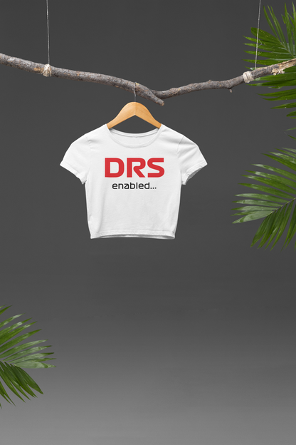 Formula 1 DRS Enabled Crop T-Shirt