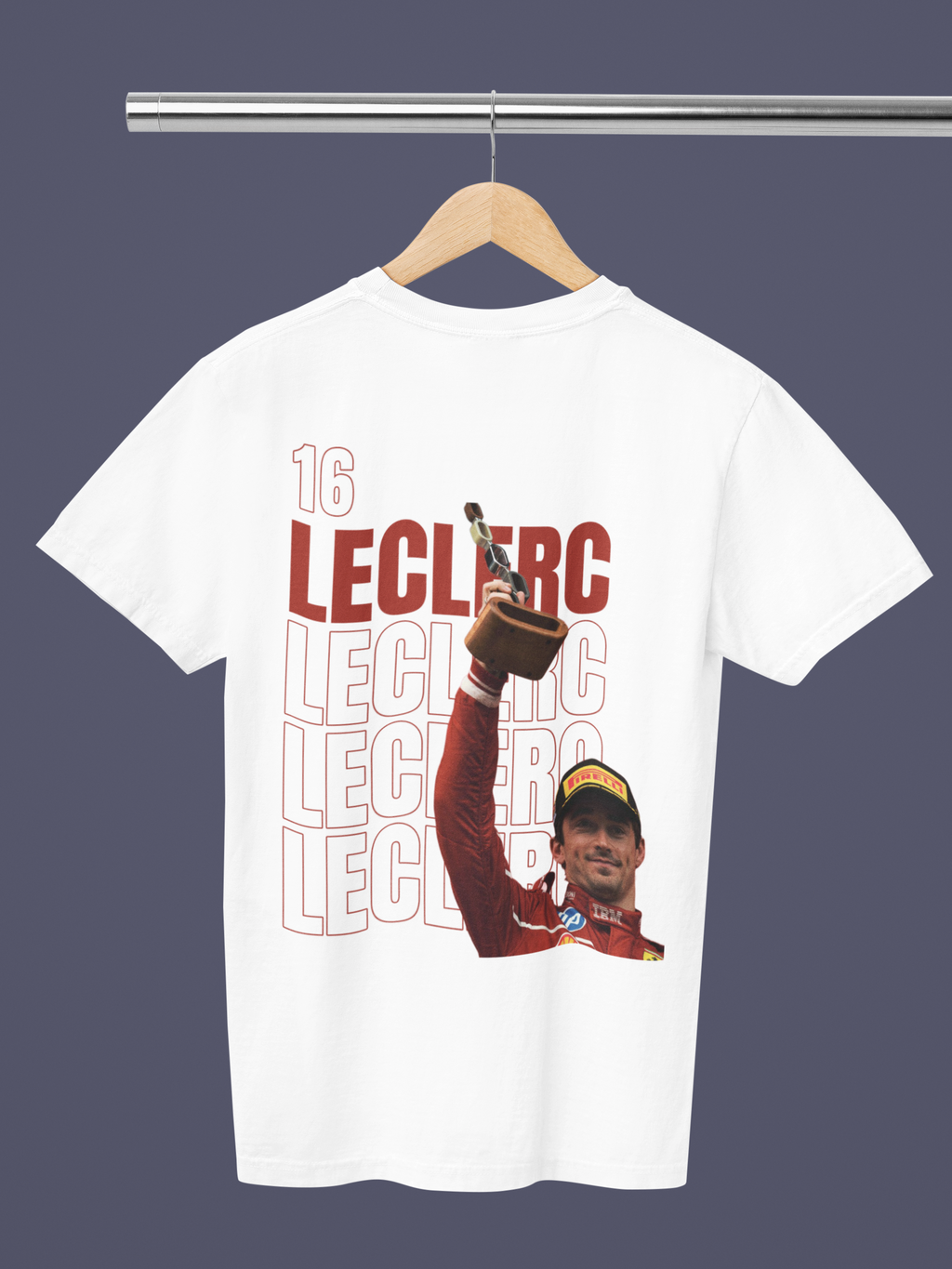 boxbox Oversized T-shirt Charles Leclerc