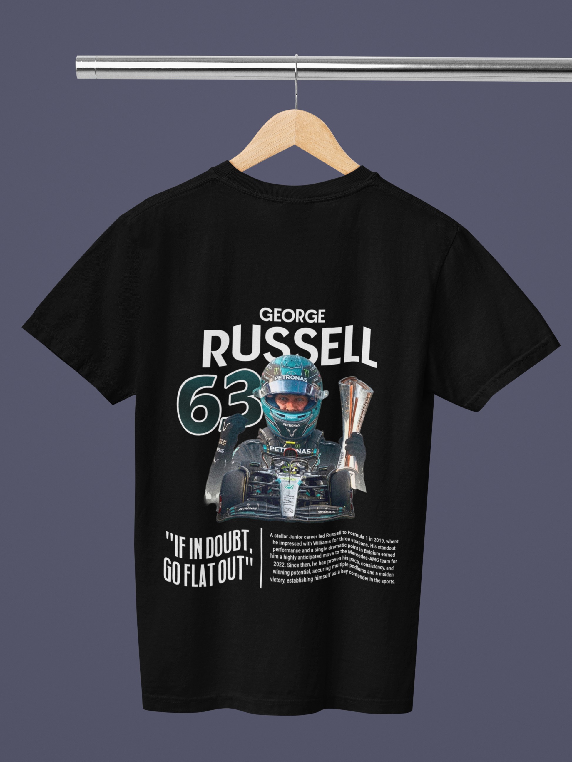 George Russell 63 Oversized  Formula 1 T-shirt