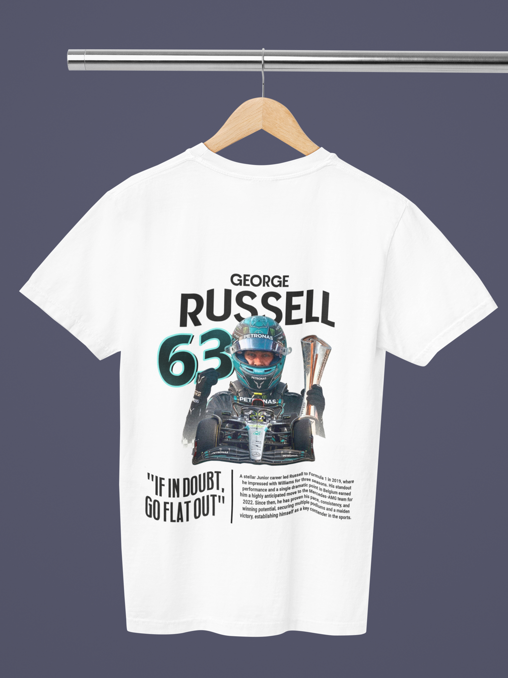 George Russell 63 Oversized  Formula 1 T-shirt