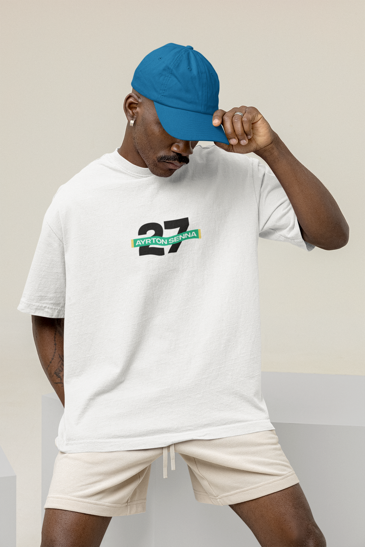 boxbox Oversized T-shirt Ayrton Senna
