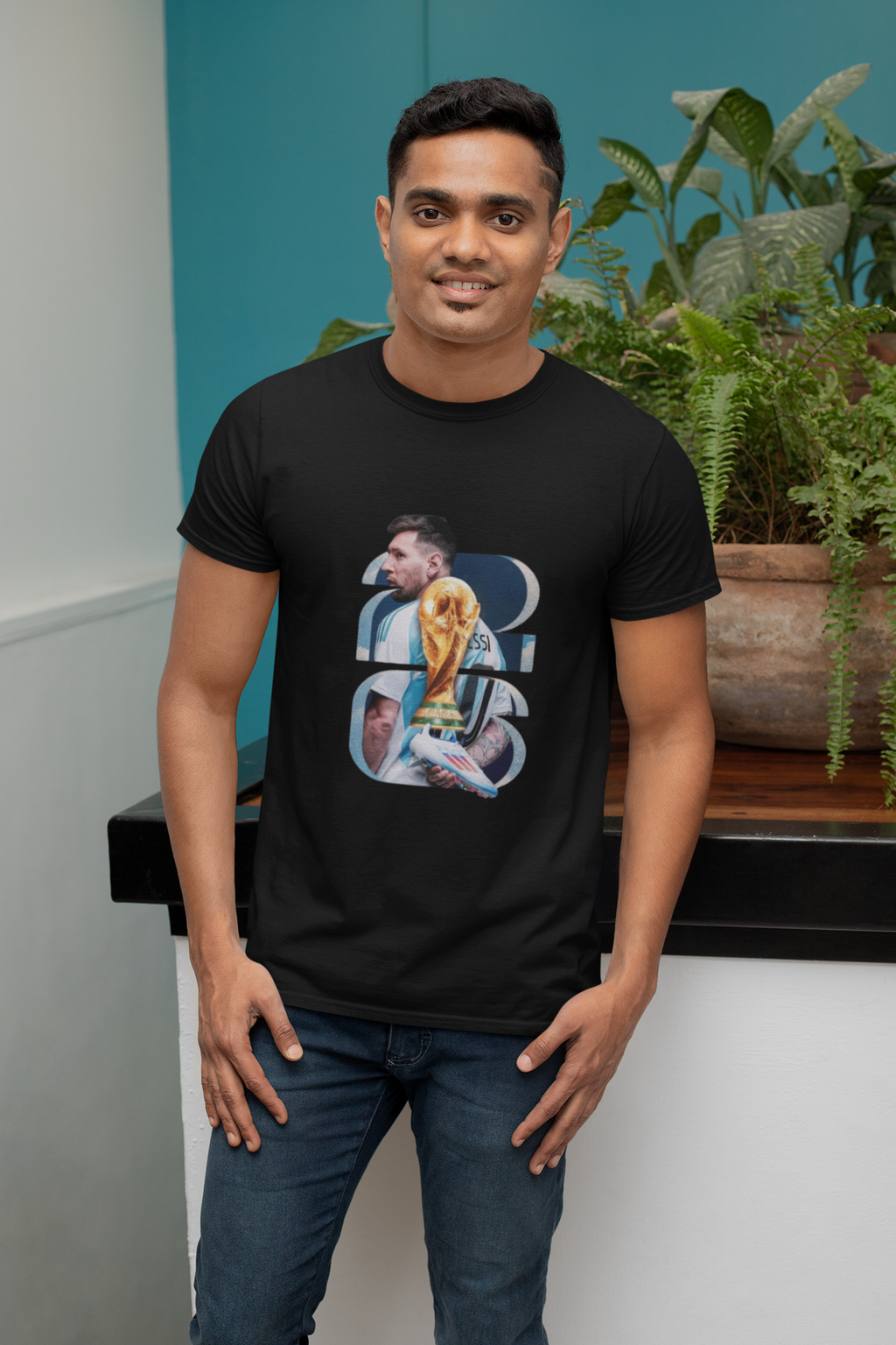 Lionel Messi World cup Tshirt