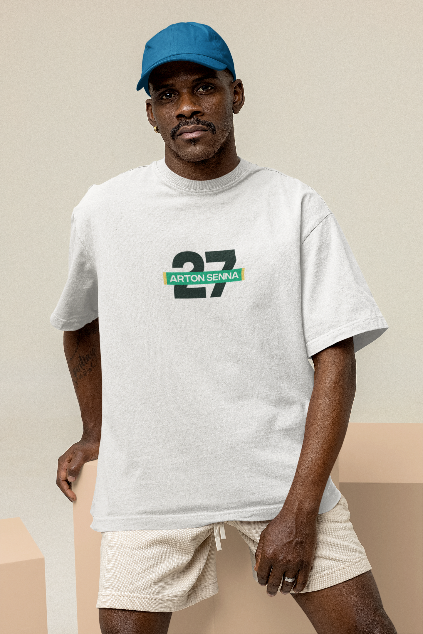 boxbox Oversized T-shirt Ayrton Senna