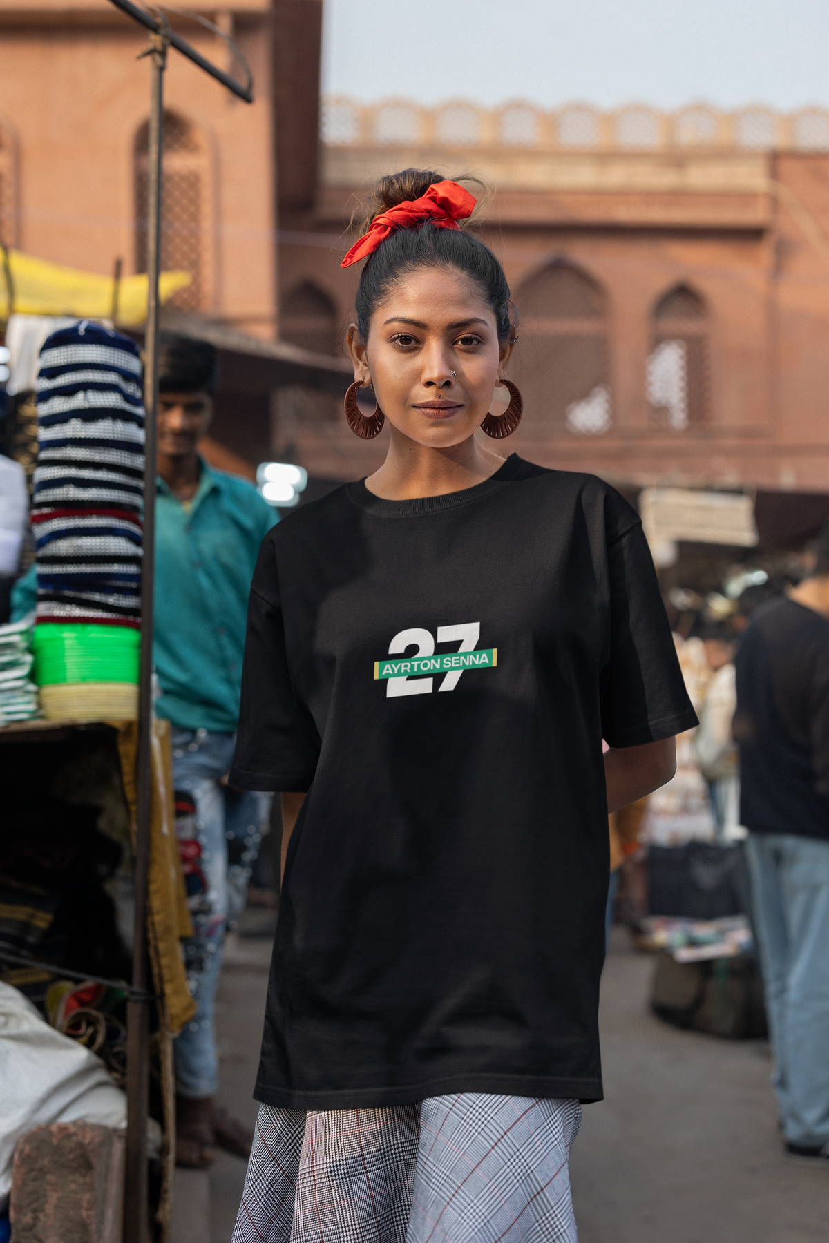 Ayrton Senna Formula 1 Oversized T-shirt